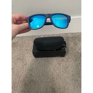 NWT NYX Golf Kele Polarized Sunglasses Electric Ice Blue Sport Golf Sunglasses
